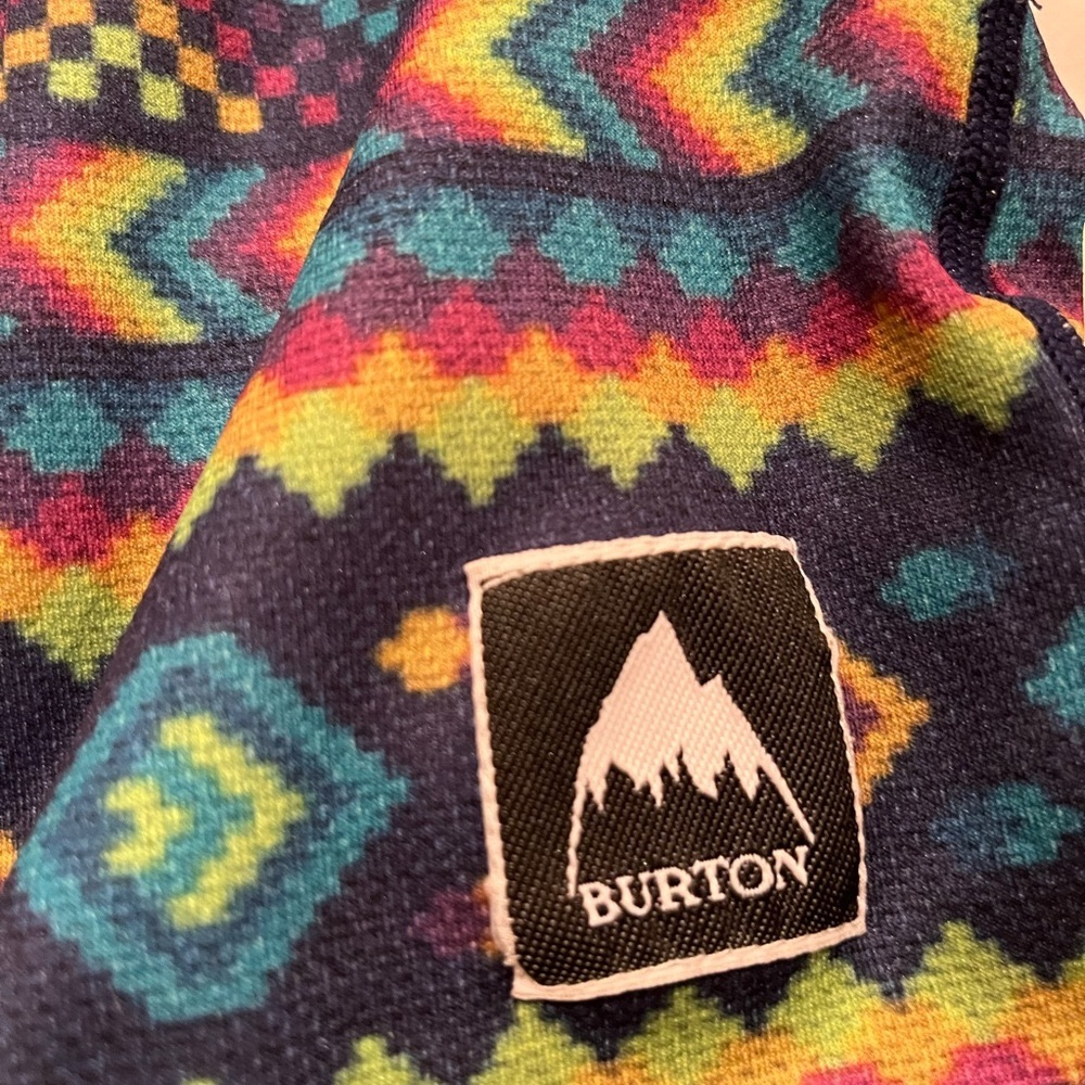 Burton Kids' Ski Snowboard Winter Patterned Under Layer Thermals size Youth L